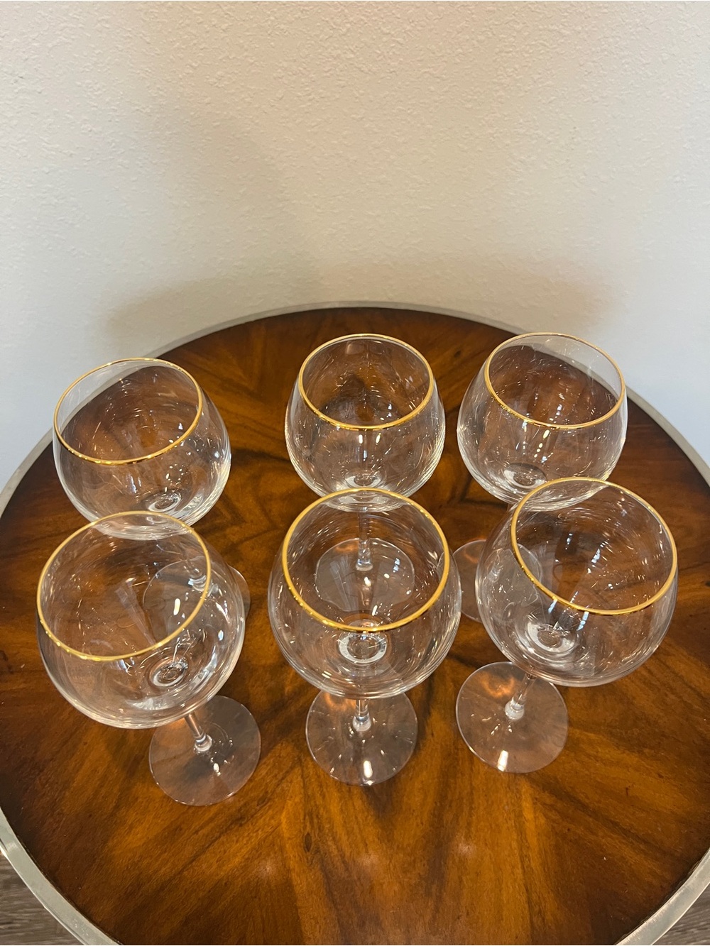 6 Lenox Eternal Gold Signature Wine Glasses 8” - Pristine  Condition - Picture 4 of 10